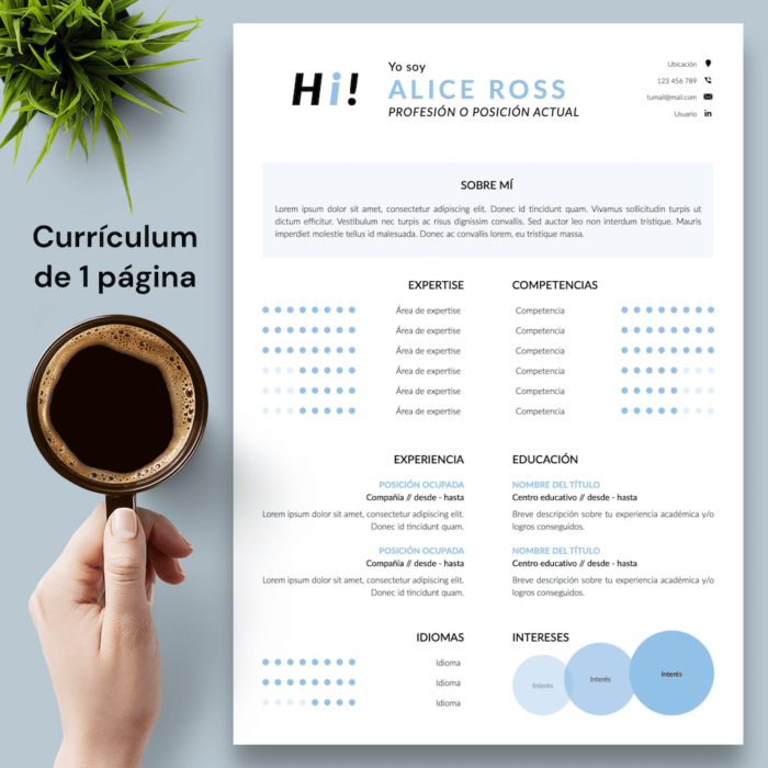 Currículum Alice Ross - 02 - 1 página