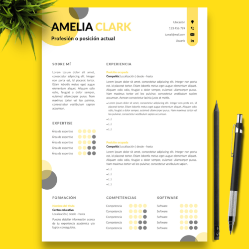 Currículum Amelia Clark - 01 - Presentación