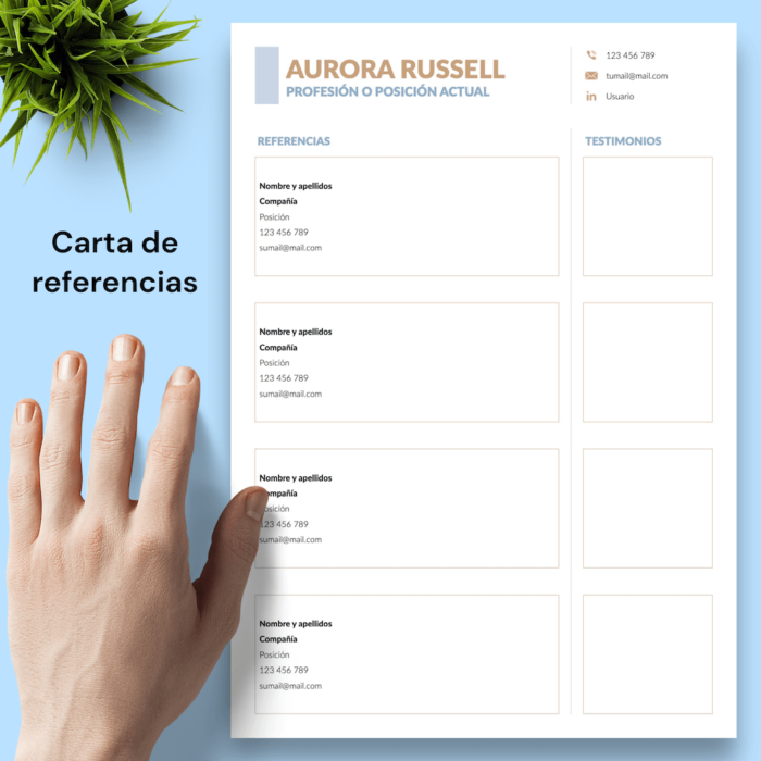 Currículum Aurora Russell - 05 - Carta de referencias