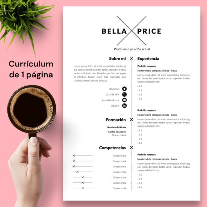 Currículum Bella Price - 02 - 1 página