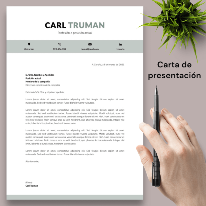 Currículum Carl Truman - 04 - Carta de presentación