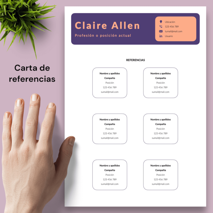 Currículum Claire Allen - 05 - Carta de referencias