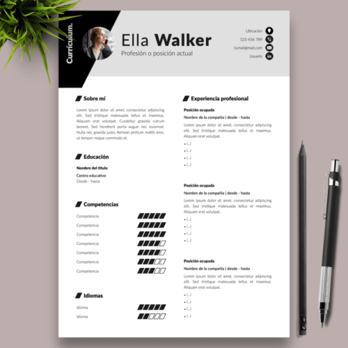 Currículum Ella Walker - 01 - Presentación