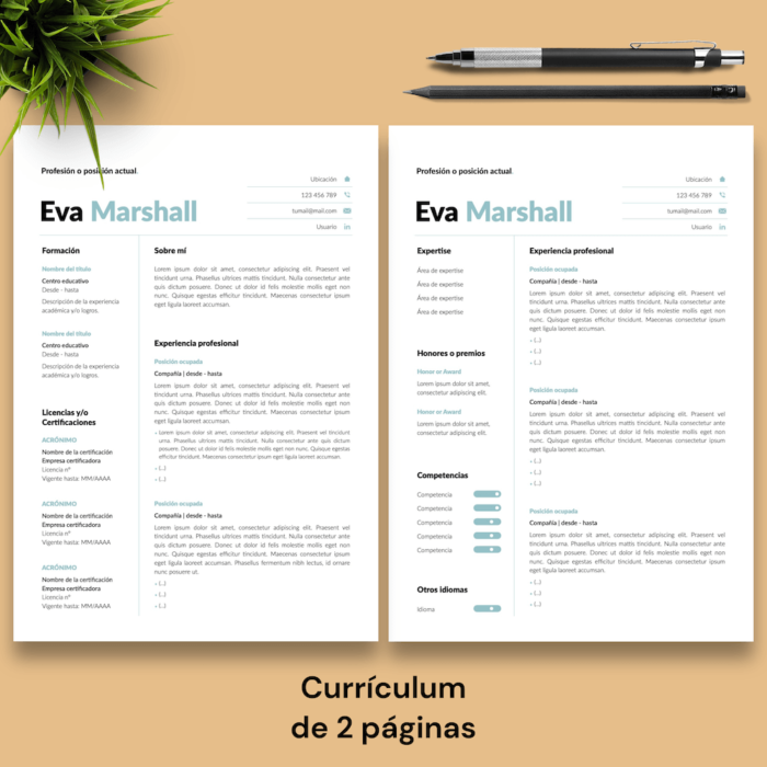 Currículum Eva Marshall - 03 - 2 páginas