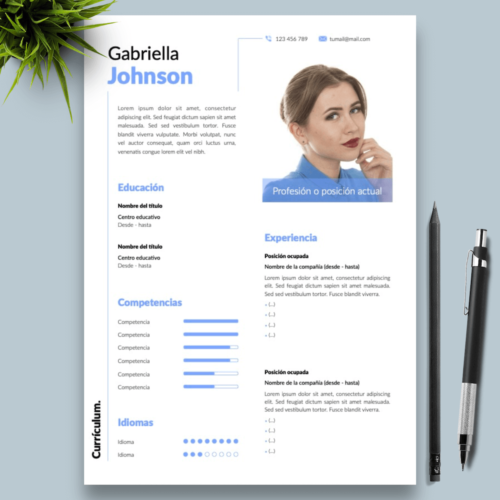 Currículum Gabriella Johnson - 01 - Presentación