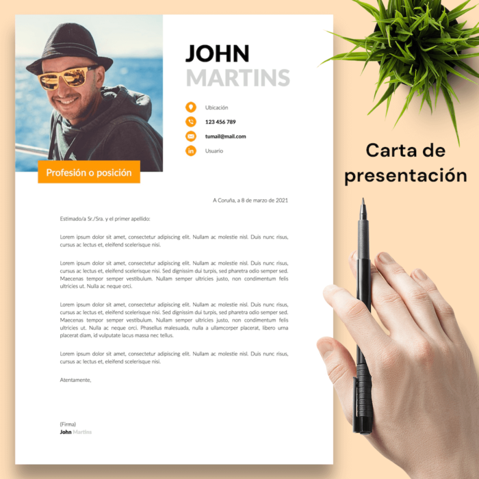 Currículum John Martins - 04 - Carta de presentación