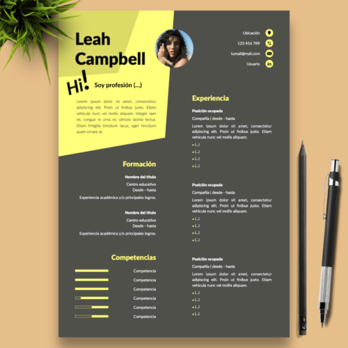 Currículum Leah Campbell - 01 - Presentación