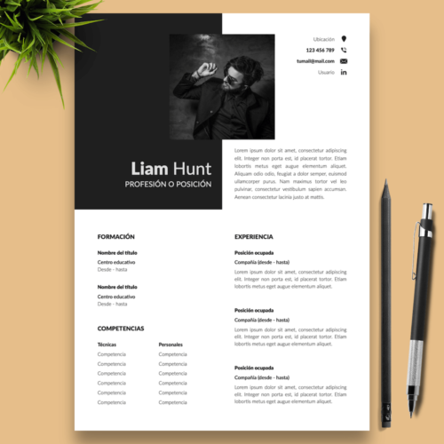 Currículum Liam Hunt - 01 - Presentación