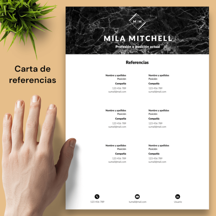 Currículum Mila Mitchell - 05 - Carta de referencias