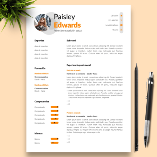Currículum Paisley Edwards - 01 - Presentación