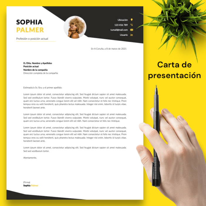 Currículum Sophia Palmer - 04 - Carta de presentación